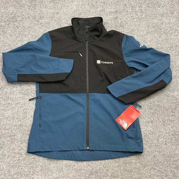 The North Face Castle Rock Soft Shell Jacket Womens Medium Blue Wing Full Zip - Picture 1 of 10